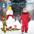 DARCHEN Kids Snow Gloves for Boys Girls Winter Waterproof Insulated Kids Ski Gloves Thickening Warm Windproof Outdoor Sports Gloves for 3-13 Boys Girls