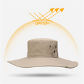 ZOUYUE Sun Hat for Men/Women, Waterproof Wide Brim Bucket Hat Foldable Boonie Hat for Fishing Hiking Garden Safari Beach