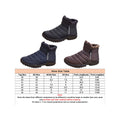 GENILU Men's Winter Waterproof Snow Boots Non-Slip Walking Outdoor Boots