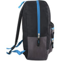 Multi-Color Back Pack with Adjustable Padded Shoulder (Black)