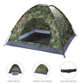 Zimtown 4 Person Outdoor Camping Waterproof Folding Tent Camouflage Hiking