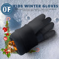 DARCHEN Kids Snow Gloves for Boys Girls Winter Waterproof Insulated Kids Ski Gloves Thickening Warm Windproof Outdoor Sports Gloves for 3-13 Boys Girls