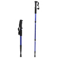 ESTINK Walking Stick,Outdoor Portable Walking Pole Telescopic Adjustable Elderly Hiking Walking Stick Blue,Adjustable Hiking Pole