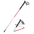 Visit the MaximalPower Store Folding 7075 Aluminum Alloy Travel Walking Hiking Trekking Pole - Red