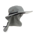 Outdoor Fishing Hiking Boonie Hunting Snap Hat Brim Ear Neck Cover Sun Flap Cap