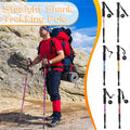Puhuiying Four-section Straight Shank Trekking Pole High-strength Cane Crutches Outdoor