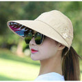 Sun Hats for Women Wide Brim UV Protection Summer Beach Hiking Fishing Packable Visor Hat