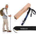Trekology TREKZ SE 1pc Lightweight Collapsible Trekking Poles for Hiking