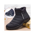 GENILU Men's Winter Waterproof Snow Boots Non-Slip Walking Outdoor Boots