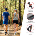 Atacama® Premium Trekking Sticks for Hiking with Foldable Design & Cork Handle-Carbon