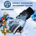 DARCHEN Kids Snow Gloves for Boys Girls Winter Waterproof Insulated Kids Ski Gloves Thickening Warm Windproof Outdoor Sports Gloves for 3-13 Boys Girls