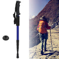 ESTINK Walking Stick,Outdoor Portable Walking Pole Telescopic Adjustable Elderly Hiking Walking Stick Blue,Adjustable Hiking Pole