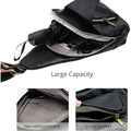 YOMYM Womens Sling Bags PU Leather Small Crossbody Sling Backpack Fashion Chest Bag Sling Bag for Women Travel