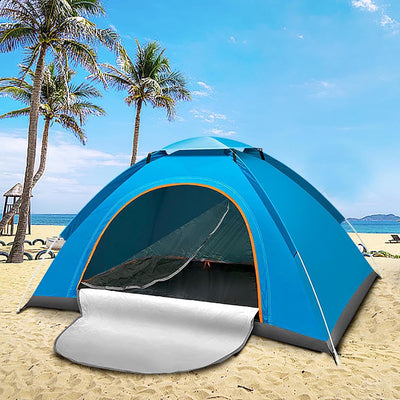 1-2 Person Camping Tent Lightweight Backpacking Tent Waterproof Windproof One Doors Easy Setup Double Outdoor Tents for Family Camping Hunting Hiking Mountaineering Travel