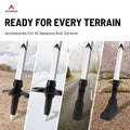 Atacama® Premium Trekking Sticks for Hiking with Foldable Design & Cork Handle-Carbon