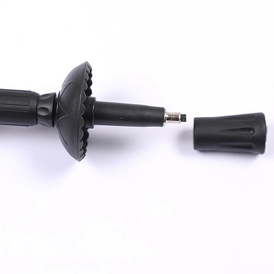 Puhuiying Four-section Straight Shank Trekking Pole High-strength Cane Crutches Outdoor