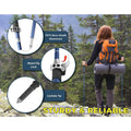 Trekology TREKZ SE 1pc Lightweight Collapsible Trekking Poles for Hiking