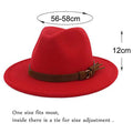 harmtty Fedora Adjustable Breathable Felt Men Vintage Style Hat for Hiking,Yellow