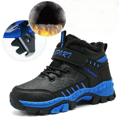Engtoy Boys Boots Winter Snow Shoes Waterproof Antiskid Boots Hiking Outdoor Shoes for Kids Little Kid/Big Kid
