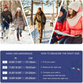 Winter Gloves Men Women Touch Screen Glove Cold Weather Warm Gloves Freezer Work Gloves Suit for Running Driving Cycling Working Hiking