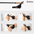 Powrx | Attrac Nordic Walking Sticks for Hiking Poles Aluminium Trekking Poles | 1