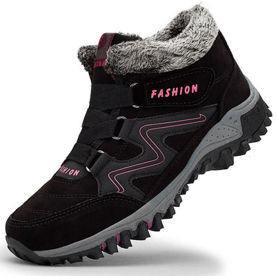 Ecetana Winter Snow Boots for Women Keep Warm Lined Ankle Booties Outdoor Hiking Shoes