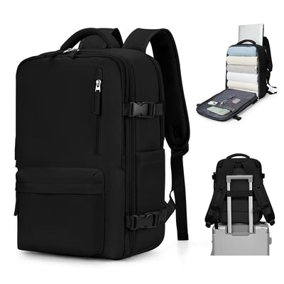 Large Travel Backpack Women, Carry On Backpack,Hiking Backpack Waterproof Outdoor Sports Rucksack Casual Daypack School Bag Fit 14 Inch Laptop with USB Charging Port Shoes Compartment