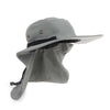 Outdoor Fishing Hiking Boonie Hunting Snap Hat Brim Ear Neck Cover Sun Flap Cap