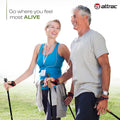 Powrx | Attrac Nordic Walking Sticks for Hiking Poles Aluminium Trekking Poles | 1