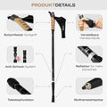 Powrx | Attrac Nordic Walking Sticks for Hiking Poles Aluminium Trekking Poles | 1