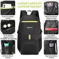 WESEARCH 45L Lightweight Packable Hiking Backpack for Men Women, Water Resistant Foldable Travel Daypack for Vacation Camping Outdoor Sport (Black)