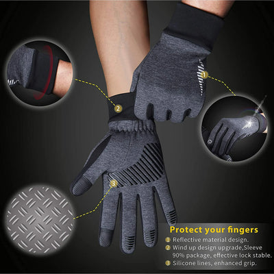Winter Gloves Men Women Touch Screen Glove Cold Weather Warm Gloves Freezer Work Gloves Suit for Running Driving Cycling Working Hiking